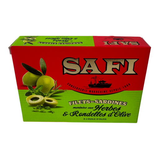 [SSFHO105] Sardines Fillet 105g - SAFI (HERBS & OLIVE) x 12