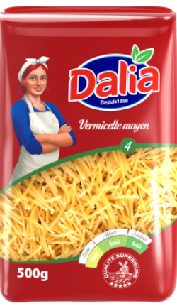 [DLPV500] Pâtes vermicelle moyen DALIA 500g