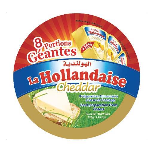 [FH8PS] Cheddar taste spread LA HOLLANDAISE 8P
