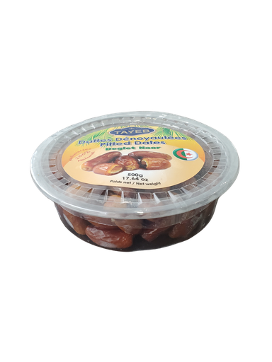 [DAD500gx24] Dattes Deglet Nour DÉNOYAUTÉES d'Algérie 500g x 24