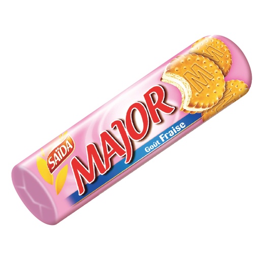 [BISTNMF175G] Biscuit MAJOR Fraise 175g