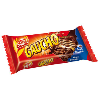 [BISTNGCH165g] Biscuit Gaucho Chocolate Groupage 10 x 16.5g