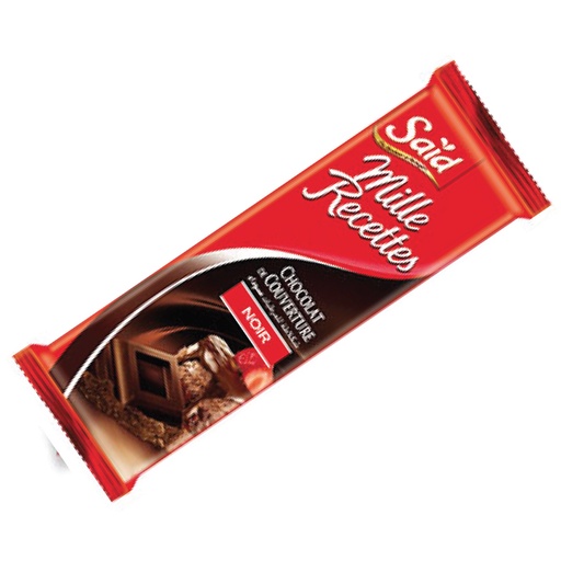 [CHCN500g] Chocolat de Couverture Noir SAID 500g