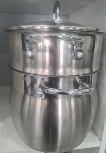 [COUSCTG6] Couscoussière en Acier Inoxydable 6L