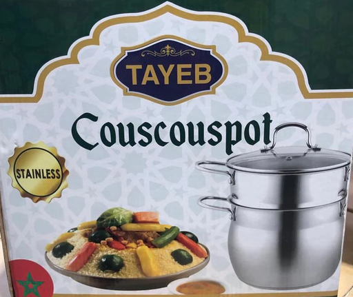 [COUSCTG4] Couscoussière en Acier Inoxydable 4L
