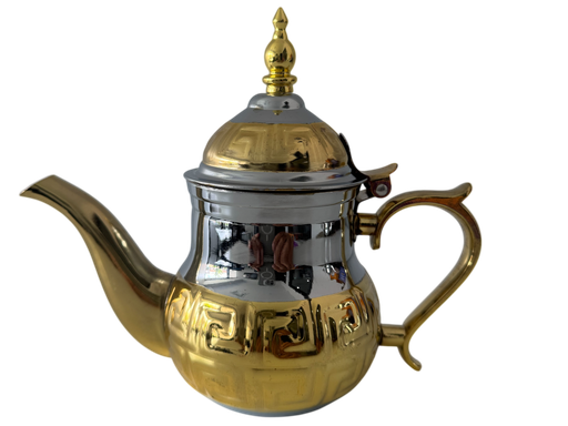 [THINOXG08] TAYEB Golden Moroccan Stainless steel Teapot 0.8L