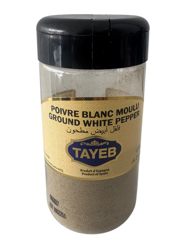 [ETBPBL120G] Ground White Pepper TAYEB - Jar 120g