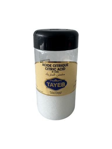 [ETBAC160G] Acide Citric TAYEB- Bocal 160g x 12