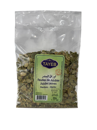 [ETSFJJ50G] TAYEB Jujube (Sidr) Leaves - Bag 50g