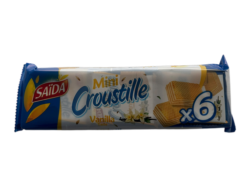[BISTNCV33G] MINI CROUSTILLE Vanille SAIDA 33g x 6