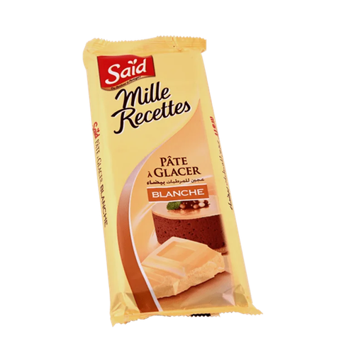[CHPGB500G] Chocolat Pate à glacer Blanche SAID 500g