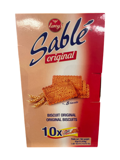 [PBISSOR10] PACK de 10 Biscuits Sablé Original 420g