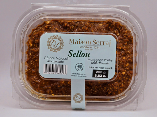 [GMMSSL250gx12] MAISON SERRAJ - Gâteaux Marocains SELLOU 250 g