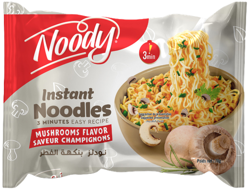 [NINSCH70G] Pack Nouilles Instantanées NOODY Saveur Champignon