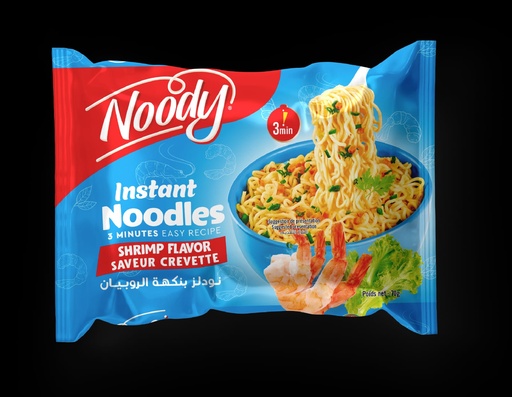 [NINSC70G] Pack Nouilles Instantanées NOODY Saveur Crevettes