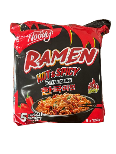 [NINRHS120G] Pack Ramen Nouilles Hot & Spicy NOODY