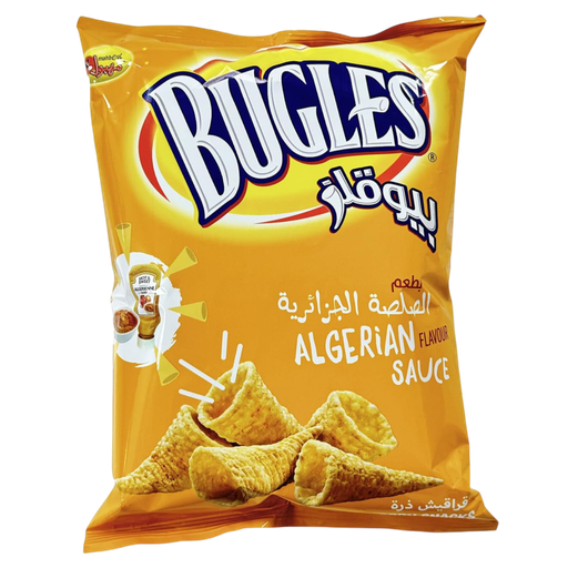 [MHCBGAL120G] MAHBOUL BUGLES Maïs soufflé SAUCE ALGERIENNE 120g x 10