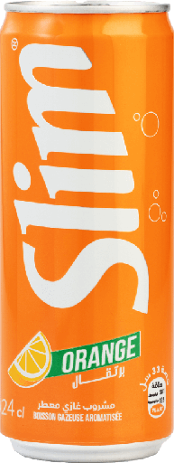 [BGSO24CL] Boisson gazeuse SLIM ORANGE Cannettes  24CL x 6