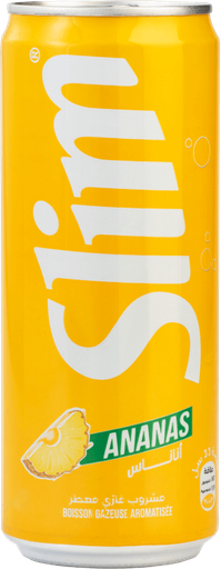 [BGSA24CL] Soft drink SLIM Pineapple Cans 24CL x 6