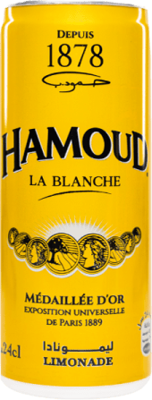 [BGHB24CL] Boisson gazeuse HAMOUD BLANC Cannettes  24 CL