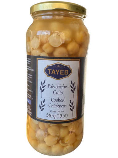 [TLPC540] TAYEB Pois Chiches Cuits 540g x 12