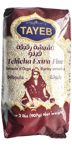 [TTSOEX2Lb] TAYEB TCHICHA Semoule d'orge EXTRA Fine 2Lb (907g) x 10 