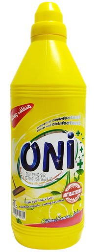 [SVONSCTlL] ONI Nettoyant de Sol Citron 1L x 18