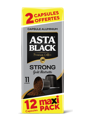 [CFACPSB12] ASTA Café STRONG BLEND 10 Capsules (Intensité 11) x 10