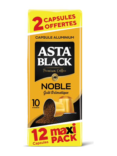 [CFACPNB12] ASTA Café NOBLE BLEND Capsules (Intensité 10) x 10