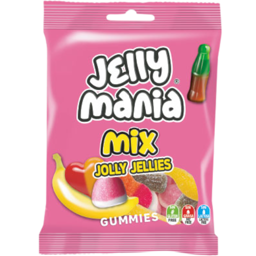 [JKJL100g] JAKE - Jelly Mania JOLLY / Gum HALAL 100G x 18