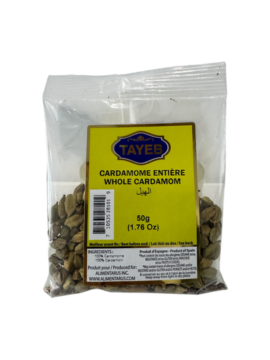 [ETSCRD30G] Cardamom Whole TAYEB- Bag 30g x 30